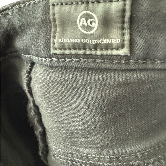 AG Adriano Goldschmied Dark Black Jeans Cropped Jeans Size 25R - Picture 4 of 10